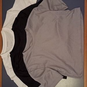 3 athletic croptops